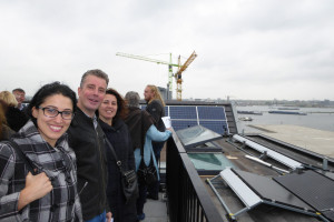 Fractie en commissieleden op bouw-excursie naar Amsterdam Noord.