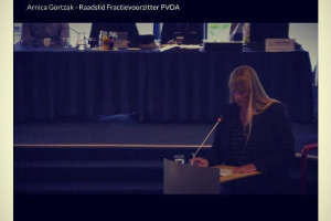 Fractievoorzitter Arnica bij bespreking kadernota